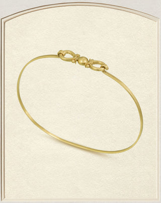 18K Gold Butterfly Lyre Cuff