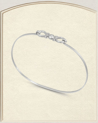 Sterling Silver Butterfly Lyre Cuff