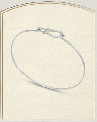 Sterling Silver Lyre Cuff Bracelet