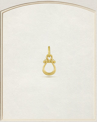 18k Gold Mini Lyre Pendant