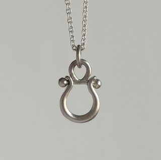 Sterling Silver Mini Lyre Pendant